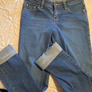 CAbi Straight Leg Blue Jeans